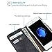 iPhone 7 Case, SAVFY [Card Slot][Kickstand][Magnetic Closure] PU Leather Wallet Case Protective Flip for Apple iPhone 7 4.7'' - Black