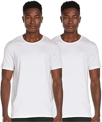 Herren T-Shirt Rn 2p Co T-Shirt, New White100, M