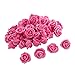 Pparty 1-Inch Fake Flower Heads, 30-Pieces, Peach