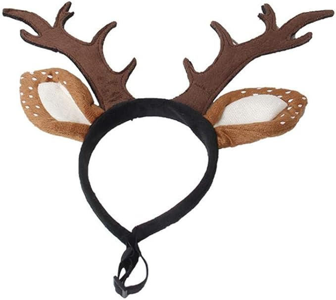 Weihnachten Handgemachte Geweih Stirnband Haustier Hund Weihnachtsmütze