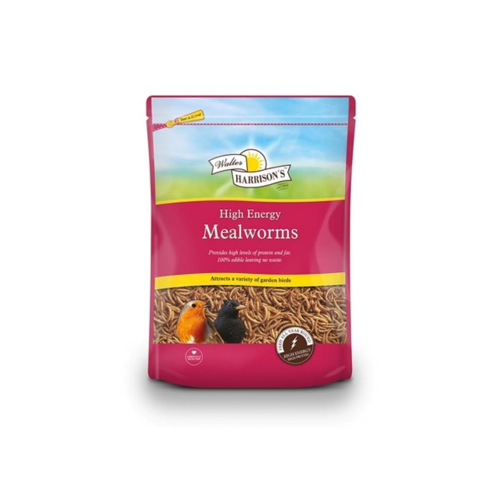 Harrisons High Energy Mealworms 500g Pouch