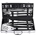 BBQ Grilling Tool Set FYLINA 21pcs Heavy Duty Stainless Steel Grilling Utensils Tools with Aluminum Storage Case for Barbecue Perfect Thanksgiving Christmas New Year Party Gift Gift for Men Women primary