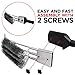 Alpha Grillers Grill Brush & Scraper with 3 Replaceable Heads | Best BBQ Cleaner. Perfect Tools for All Grill Types | Stainless Steel Wire Bristles and Stiff 18 Inch Handle. Ideal Barbecue Accessories