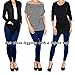 Sejora Fleece Lined Leggings High Waist Compression Slimming Warm Opaque Tights (One Size, Navy)