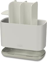 Joseph Joseph Easy-Store Toothbrush Holder Caddy Large Matt Ecru view 3