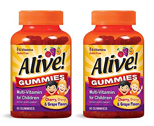 Nature's Way Alive! Premium Children's Essential Multivitamin Gummies Complete | Gluten Free Fruit and Veggie Blend Kids Gummy | 120 Count Value Pack For Your Little Happy Critters