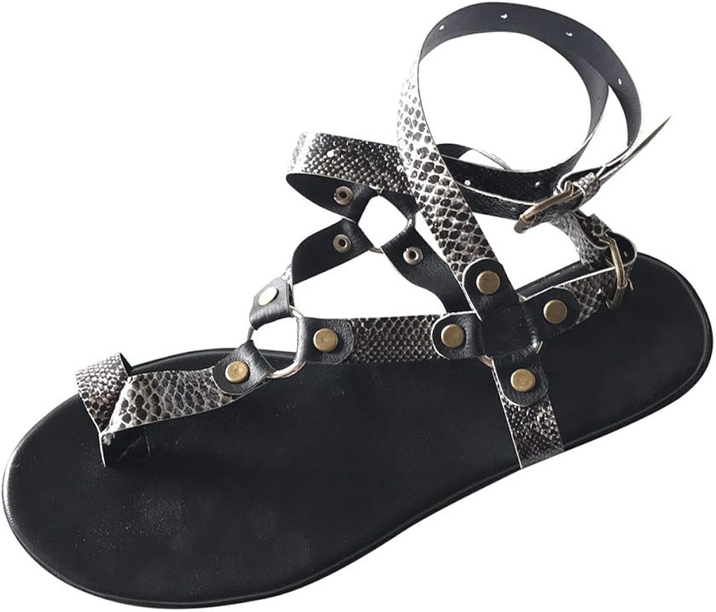 white flat gladiator sandals