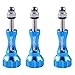 Smatree 3pcs Long Alumunium Thumbscrew Compatible for Gopro Hero 13/12/11, Max, Gopro Session, Gopro Fusion, 10,9,8,7,6, 5, 4, 3+, 3, 2, 1,GoPro 2018/DJI OSMO Action 5 Pro/4/3/2 Camera