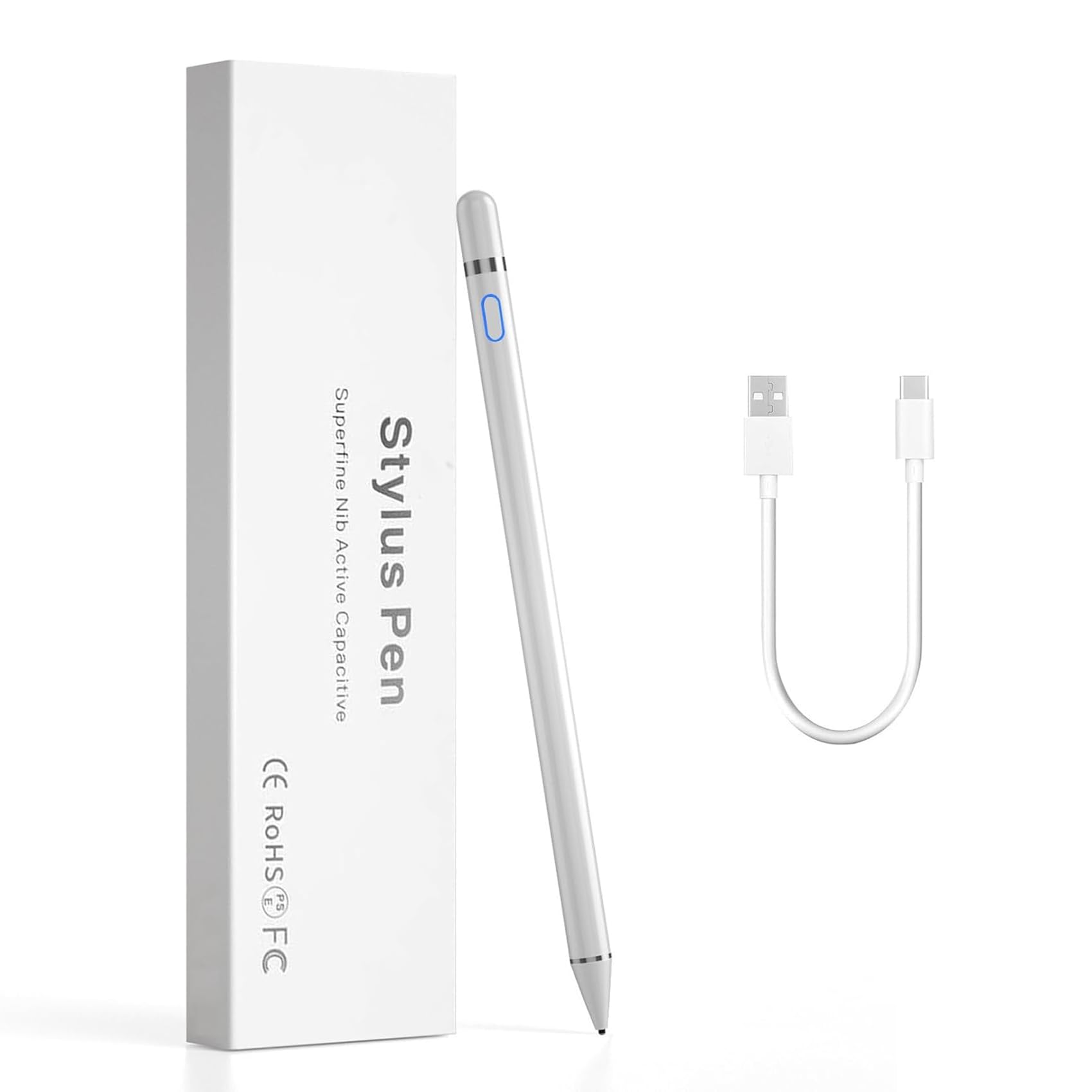 Rpanle Stylus Pen for iPad, High Precision Sensitivity Capacitive Stylus Compatible with Android/iPad/Samsung/Tablet Touchscreen Device