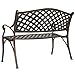 Best Choice Products Cozumel Antique Copper Cast Aluminum Bench Outdoor Patio
