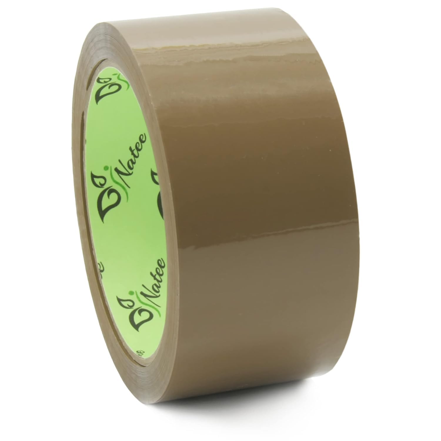 NATEE® Strong Low Noise Brown Packing Tape | Heavy-Duty Roll For Packaging | Sticky Sealing Tape for Parcel Boxes,Moving, Home & Office 48mm x 66m Pack of 6