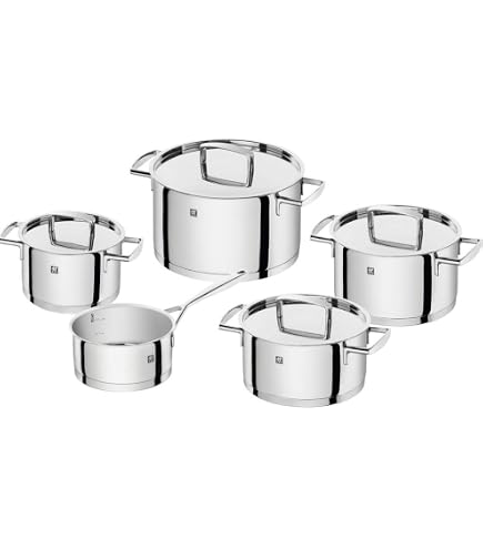 Amazon.com: Zwilling 5-piece Pot-Set, with 4 Lids, Suitable for