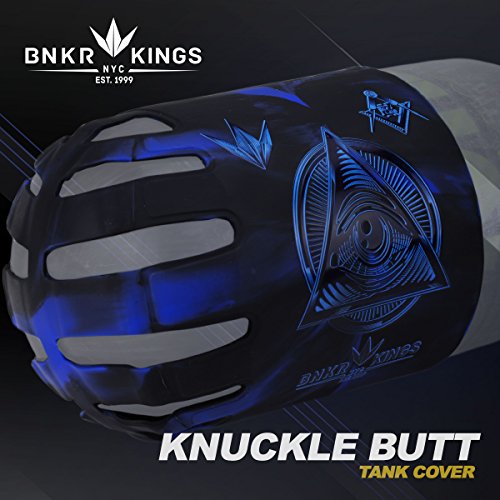 Bunker Kings Knuckle Butt Tank Covers - Conspiracy Blue - Thumbnail 3