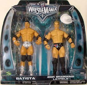 WWE Summer Slam Road to Wrestlemania 22 Series 1 Action Figure 2-Pack Batista vs. JBL