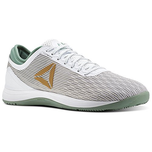 Reebok Crossfit Nano 8 Flexweave Shoe Women s Crossfit 8 White-Gold-Industrial Green