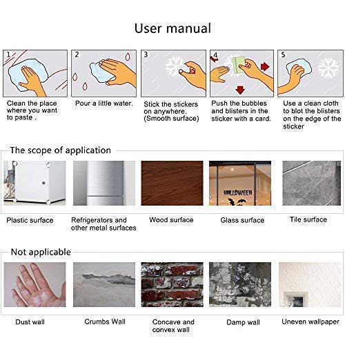 Begleri 139 Fensterbilder für Weihnachten,Schneeflocken mit Fensterdeko -Statisch Haftende PVC Aufklebe