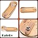 Indoor Wooden Mini Bowling Game Set - Best Family Party Desktop Toys for Kids Adults, Wood Finger Hand Stress Relief and Kill Time Toys, Home Office Decor Board Games Desk Tabletop Toy