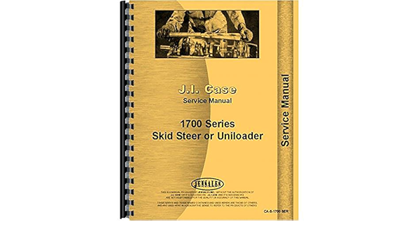  Service Manual Fits Case 1700 1737 1740 Skid Steer Uniloader Patio Lawn Garden