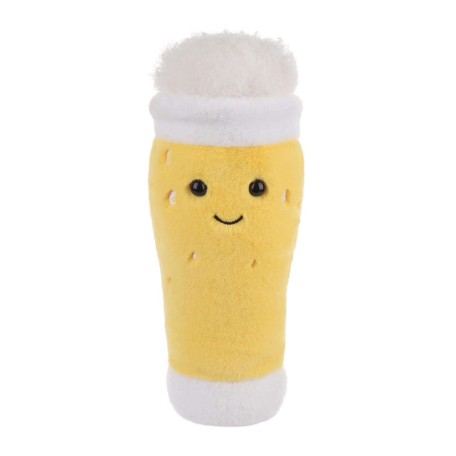 Apricot Lamb Beer Plush Stuffed Animals for Kids, Soft Cute Plush Toys for Baby Girl and Boy, Fluffy Beer Yellow 9.5 Inches
