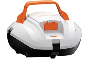 CoasTeering Robotic Pool Cleaner, Cordless Pool Vacuum for Above Ground Pool, Above Ground Pool Vacuum with Self-Parking Function, Ideal for Swimming Pool Cleaning