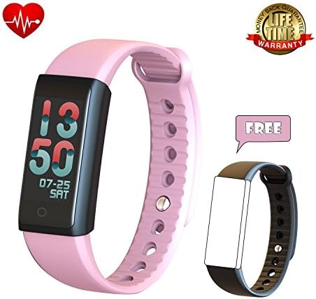 TEYO Fitness Tracker, Activity Tracker with Color Screen, Step Waterproof Fitness Watches Smart Wristband with Heart Rate Sleep Monitor for IOS and Android Smart Phone