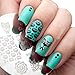 Born Pretty Nail Art Stamping Template Image Plate Cute Owls BP54