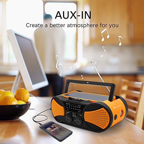 4 Weather+Speaker+RunningSnail+Emergency+Flashlight