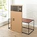 Zinus Troy Modern Studio Collection Classic Rectangular Coffee Table, Brown