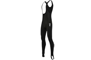 Sparx Men's Super Roubaix Cycling Bib Tight Padded Winter Cycle Thermal Bib Pants