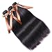 Allrun Hair 7A Brazilian Virgin Human Hair 3 Bundles With (4x 4) Lace Closure Straight Wave Weft 100% Real Human Hair Extensions Natural Color (18 20 22+18