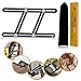Multi Angle Measuring Ruler Template Tool - CrazyLynX Premium Aluminum Alloy Easy Angle Ruler, Precise Angle Ruler with Free Protective Pouch (A)