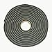 JVCC Low-Density PVC Foam Tape [Single-Sided, Closed Cell] (SCF-01): 1/4 in. x 75 ft. x 1/8 in. Thick (Black)