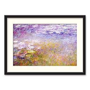 Black Framed Canvas Wall Art Famous Painting Home Artwork Decoration for Living Room, Bedroom - 23x31 inches