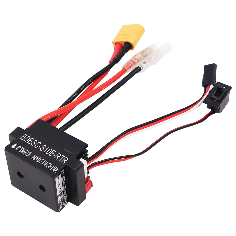 WANGCL 320A Brushed ESC Brushed Motor Electric Speed Controller with XT60 Plug BEC Output 5.6V/2A for Tamiya RC Car Monster Truck Crawler Truck RC Boat