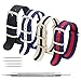 CIVO Watch Strap 4/8 Packs - 16mm 18mm 20mm 22mm 24mm Premium Ballistic Nylon Watch Bands Zulu Style for Men Women