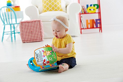 Fisher-Price Lernspaß, Liederbuch, Baby Musik Buch, Musikspielzeug für Babys, Elektronisches Kinderbuch, ab 6 Monate, Deutsche Version, CDH40 – Bild 6