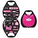 APOLLO TOOLS 72 Piece Compact Household Tool Set in Designer Case for Home Repairs, Crafts and DIY Pink - Pink Ribbon - DT4920P