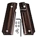 Cool Hand 1911 Full Size High Polished Dymond Wood Grips, Free Screws Included, Mag Release, Ambi Safety Cut, Brand, Mahogany, H1-S-M