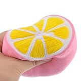 Nibesser Jumbo Scented Slow Rising Squishies Cheeki Pink Lemon Squishy Kawaii Squishy Toys For Kids and Adults 1 pack