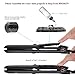 Professional Salon Steam Hair Straightener, ManKami Argan Steam Styler Ceramic Tourmaline Flat Iron Vapor Heater Hair Straightening Iron with Anion Care and Locking switch