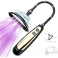 Pussy Pump Adult Sex Toys - Adult Toys Nipple Pussy Sucking Toys Vagina Pump Sex Toys for Women, 3 in 1 Female Sex Toy Automatic Vacuum Clit Sucker with 2 Suction Modes, 5 Cup Included