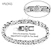 Yalong Infinity Pendant Necklace for Women Austrian Crystal 14K White Gold Plated Dainty Silver Chain Choker