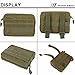 Hoanan Molle Pouches, Tactical Admin Pouch Compact EDC Utility Gadget Gear Pouch Military Carry Accessory Belt Hanging Waist Bag(Olive)