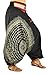 virblatt Womens Harem Pants Drop Crotch With Hand-Drawn Mandala - Nirvanab