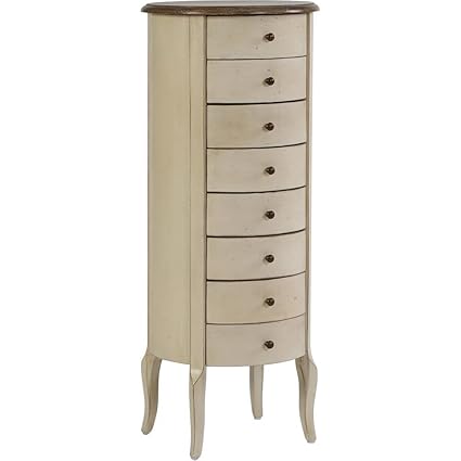Antique Chest Of Drawers Round Shape 8 Drawers Curved Feet