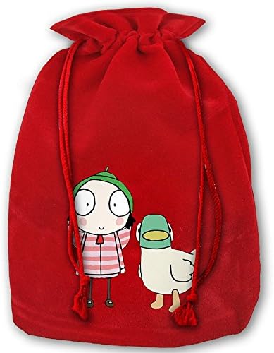 Sarah &amp; Duck Drawstring Christmas Gift Sacks Made Of Pleuche And Sponge Velvet By Gift Boutique