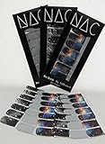 Galaxy Print Nail Stickers - 3 Pack (42 Total Nail Art Wraps) Shooting Stars for Easy Nail Art and Pretty Nails That Are Out of This World - Great for Star Wars Fans