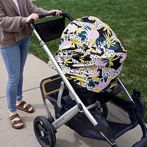 Simka Rose Car Seat Canopy Nursing Cover 6 in 1 Multi Use Cover