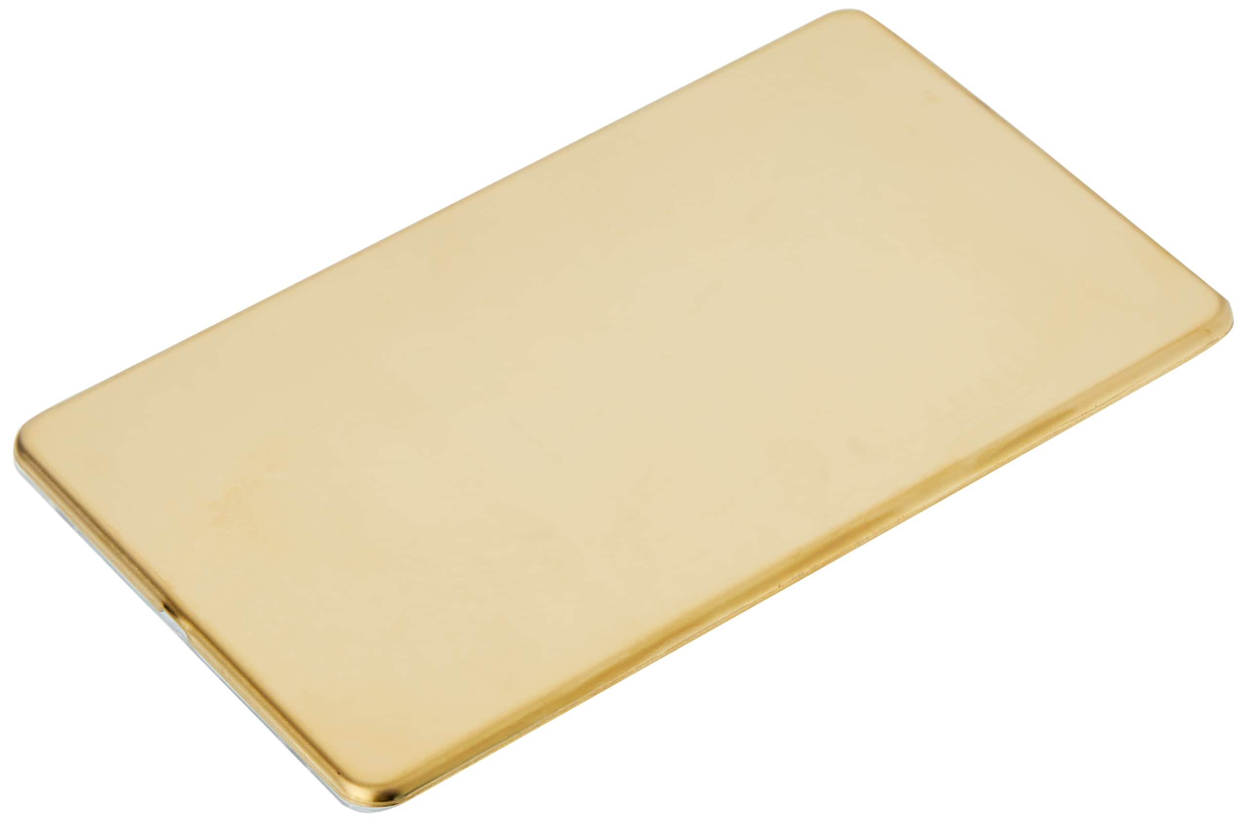 Knightsbridge SF8360PB Screwless 2-Gang Blanking Plate, Polished Brass