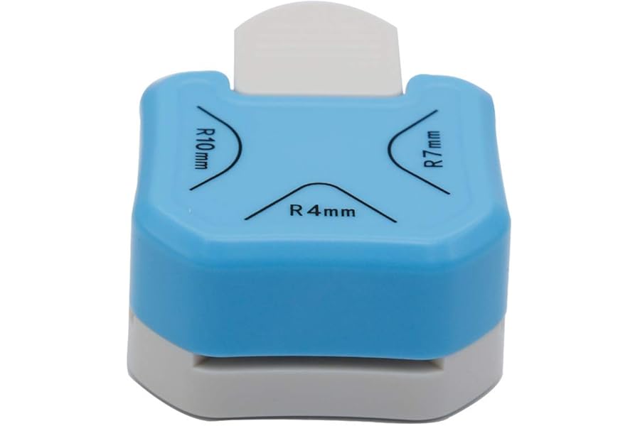 QIQQIKIN Paper Corner Rounder 3 in 1 （R4mm+R7mm+R10mm）， Punches for Crafts， Cutter ，Envelope Punch Board ，Hole Puncher， Laminate, DIY Projects, Photo Cutter,Card Making Scrapbooking and Journaling